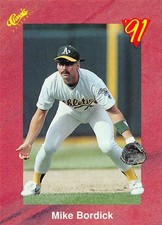 Mike Bordick 1991 Classic II T58  Oakland Athletics  Baseball Card