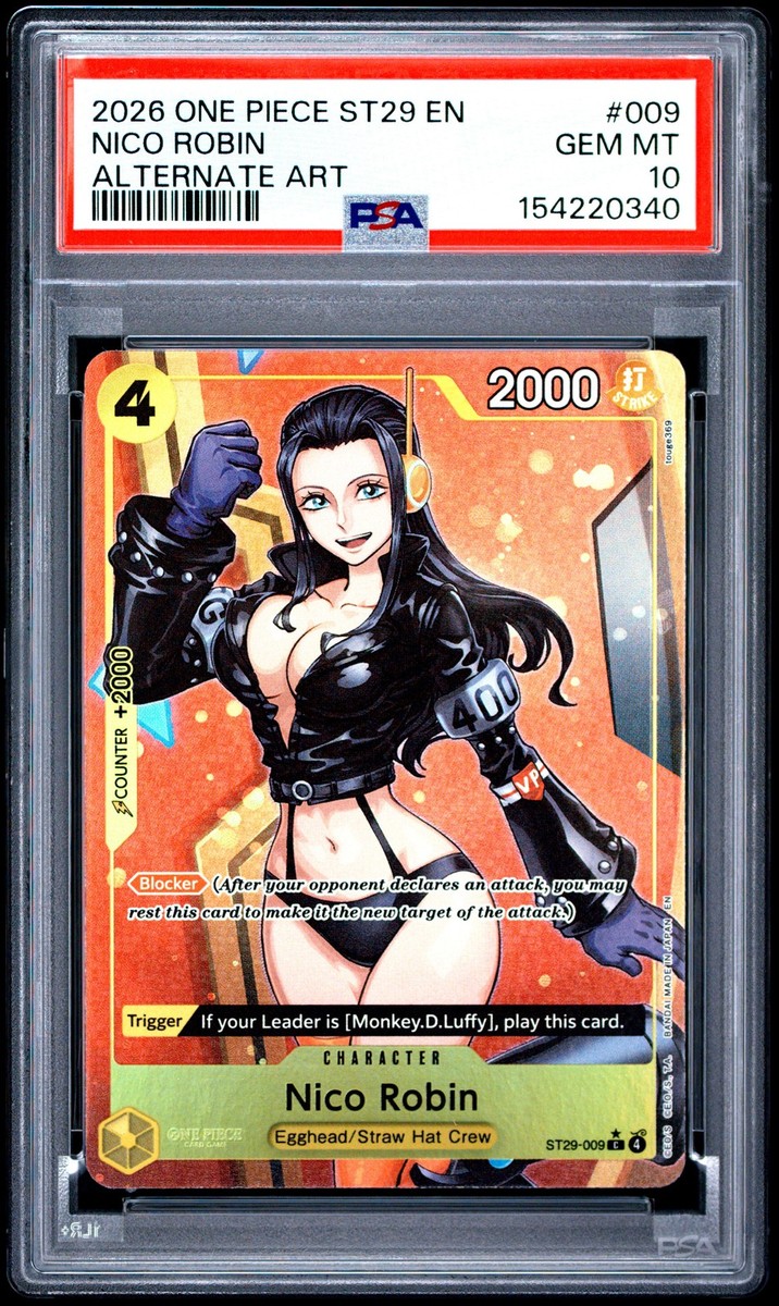 2026 ONE PIECE STARTER DECK ST29-EGGHEAD ALTERNATE ART #009 NICO