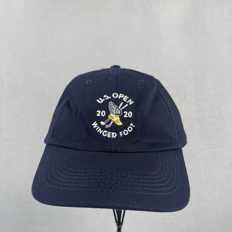 USGA Winged Foot Golf Club Strapback Hat Navy
