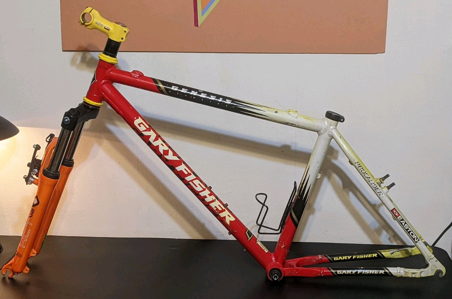 Rare Gary fisher Procaliber Genesis Mountain Bike Frame Suntour