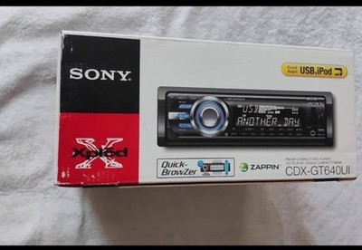 Sony CDX-GT640UI - car - CD receiver - in-dash unit - Full-DIN | eBay