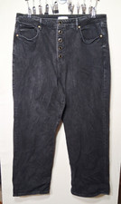 Women's LOFT Jeans size 18 The Curvy 90's Straight 5 Button High Waist casual