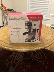 Brand new never used steam espresso maker Frigidaire