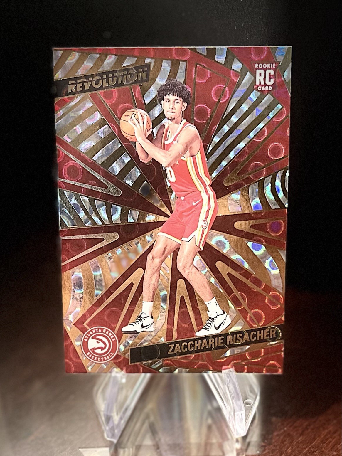 2024-25 Panini Revolution - Rookies Zaccharie Risacher #104 Groove (RC)