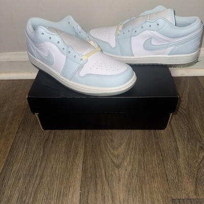 .Jordan Air Jordan 1 Low SE Glacier Blue Sea Glass Men's 8.5 Sneakers HJ5999-400