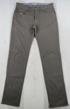 Peter Millar Ultimate Sateen 5 Pocket Pants Gray Men  s 30 x 33
