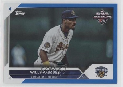 2023 Topps Pro Debut Blue Foil 62/150 Willy Vasquez #PD-41 18pd