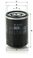 MANN-FILTER W610/3 Ölfilter für ALFA ROMEO BRILLIANCE CITROËN FORD FORD USA