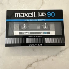 MAXELL UD  90       1982   JAPAN   TYPE I    BLANK CASSETTE  TAPE ,NEW OLD STOCK