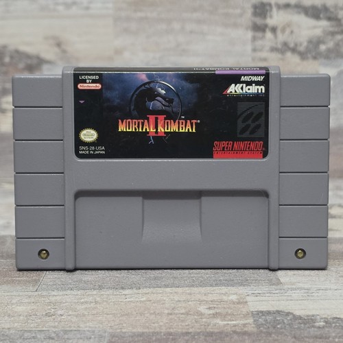 Mortal Kombat II SNES Super Nintendo Cartridge Only Tested Working Authentic - Picture 9 of 9