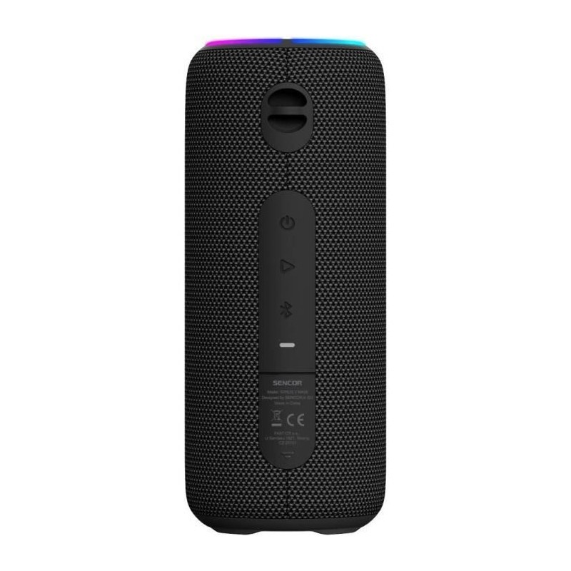 Enceinte Bluetooth Sencor Sirius 2 Maxi Black au design elegant noir et finitions acoustiques - 3