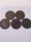 1900, 1901, 1902, 1903 & 1904 Indian Pennies.