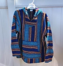 NEW Baja Pullover Hoodie Drug Rug 2XL   Authentic Baja Mexican Style