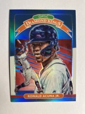 2020 Donruss Optic DIAMOND KINGS Ronald Acuna Jr. Carolina Blue White‼️Awesome⭐️