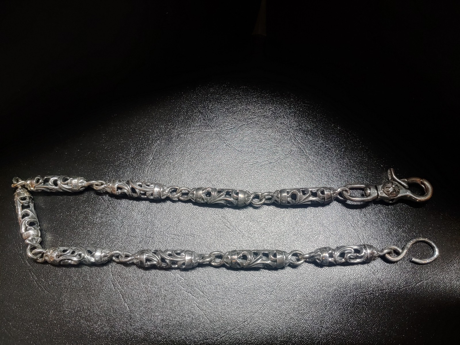 Chrome Hearts Rollers Walet Chain .925autentic Good Condition MI Colection Item thumbnail 3