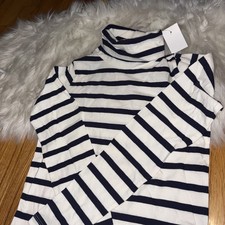 Crewcuts Kids Striped Long Sleeve TurtlenecK NWT