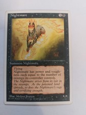 1x Nightmare - Nachtmahr - Magic the Gathering MTG