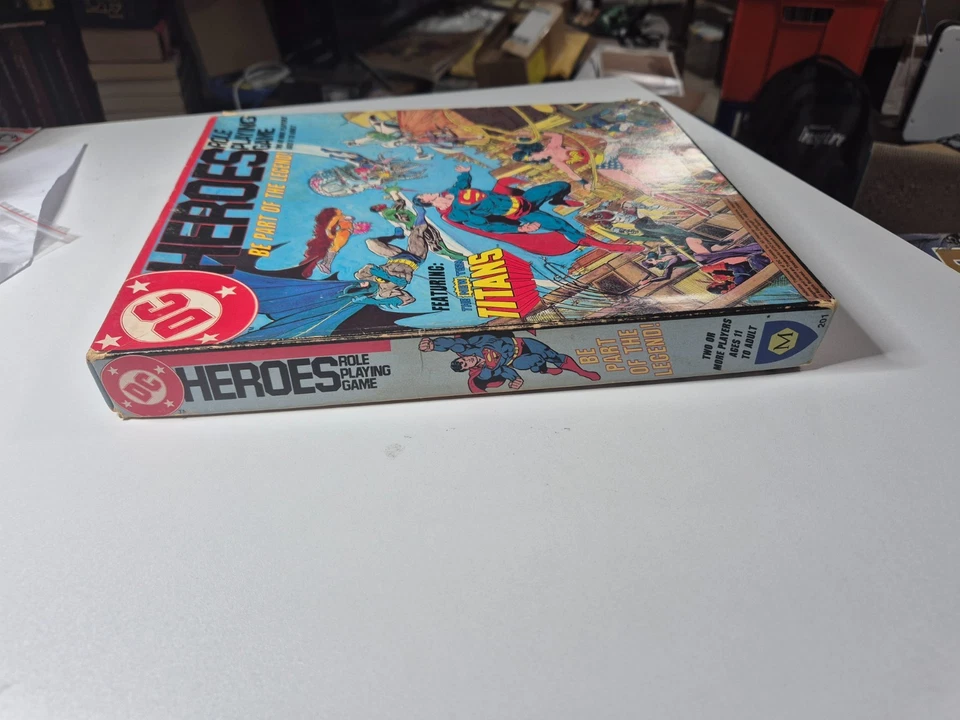 DC Heroes box set, Mayfair Games, GC, complete except for the dice - Image 3 of 4