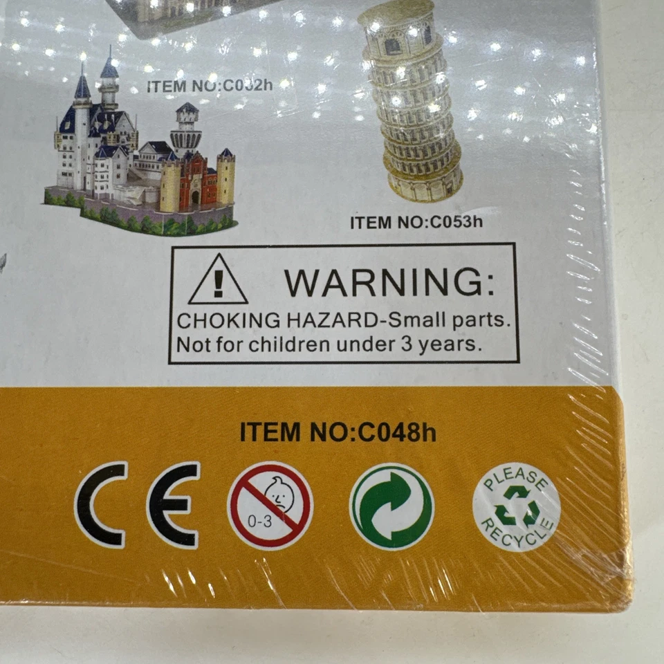 Sealed Cubic Fun 3D Puzzle World’s Great Arch 55 Pieces Empire State Building - Image 4 of 4