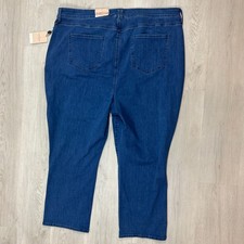 NYDJ Marilyn Straight Ankle Jeans Womens 26 Medium Wash Treasured