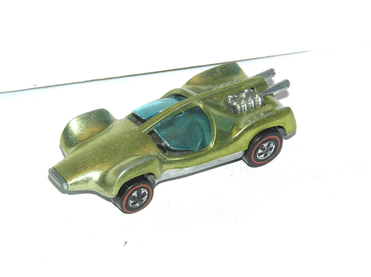 VINTAGE HOT WHEELS Car Redline Mantis Green 1969 Mattel USA Metal EUR 34,51 - ES