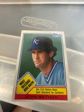 topps 1982 record breaker john wathan