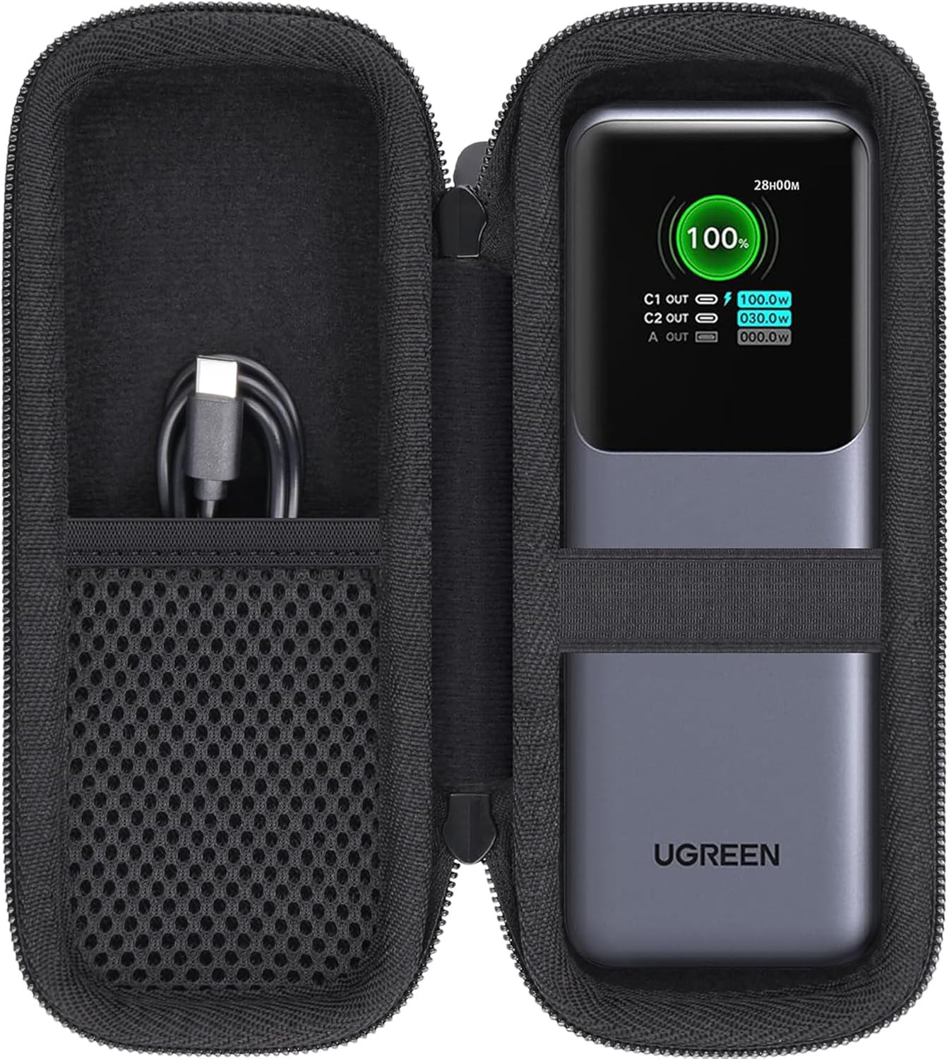 Hard Portable Travel Case Compatible with UGREEN Nexode Power Bank 25000mAh 200W