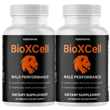 BioXCell Tablets Support Male Performance Supplement - 2 Bottles 