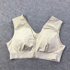 Tommie Copper Shoulder Support Bra Womens 2XL Zip Front Sports Activewear Gym