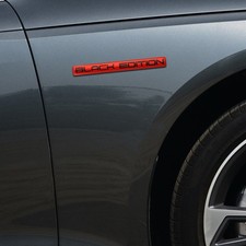 Sturdy Eye-Catching Universal Limited Edition / Black Edition Car Emblem Sticker