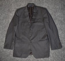 Brooks Brothers 1818 Madison Saxxon Gray Plaid Blazer Mens 42R Wool Business