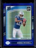 2024 Panini Donruss Optic Adonai Mitchell Blue Hyper Rated Rookie #203 Colts