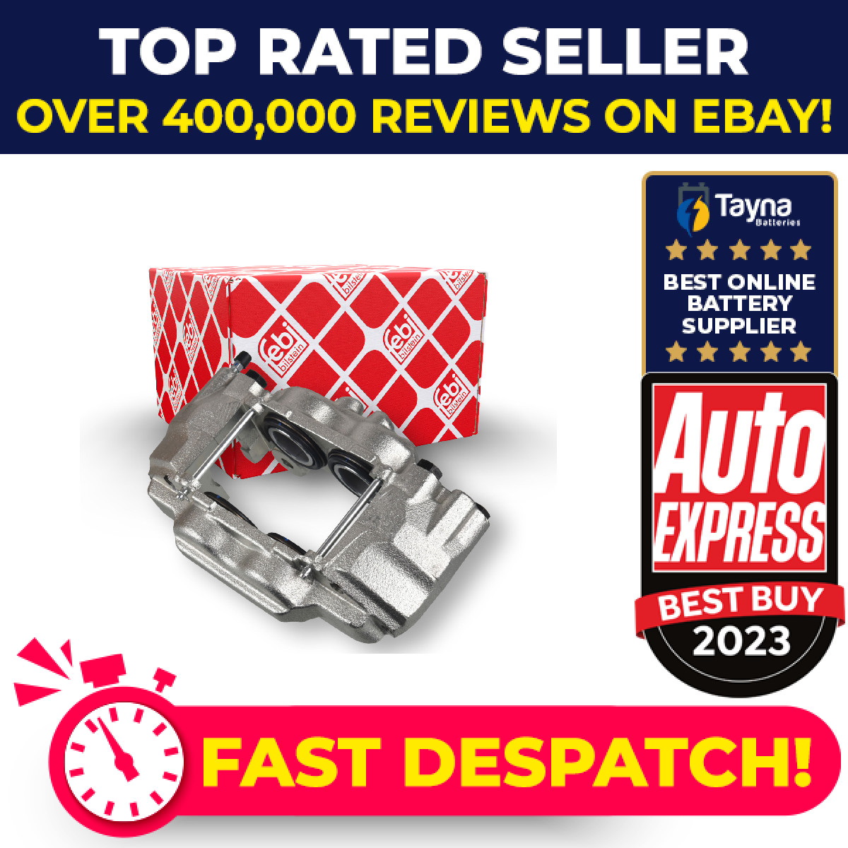 Brake Caliper Front Left 179253 Febi 4775060130 4775060261 Quality Guaranteed