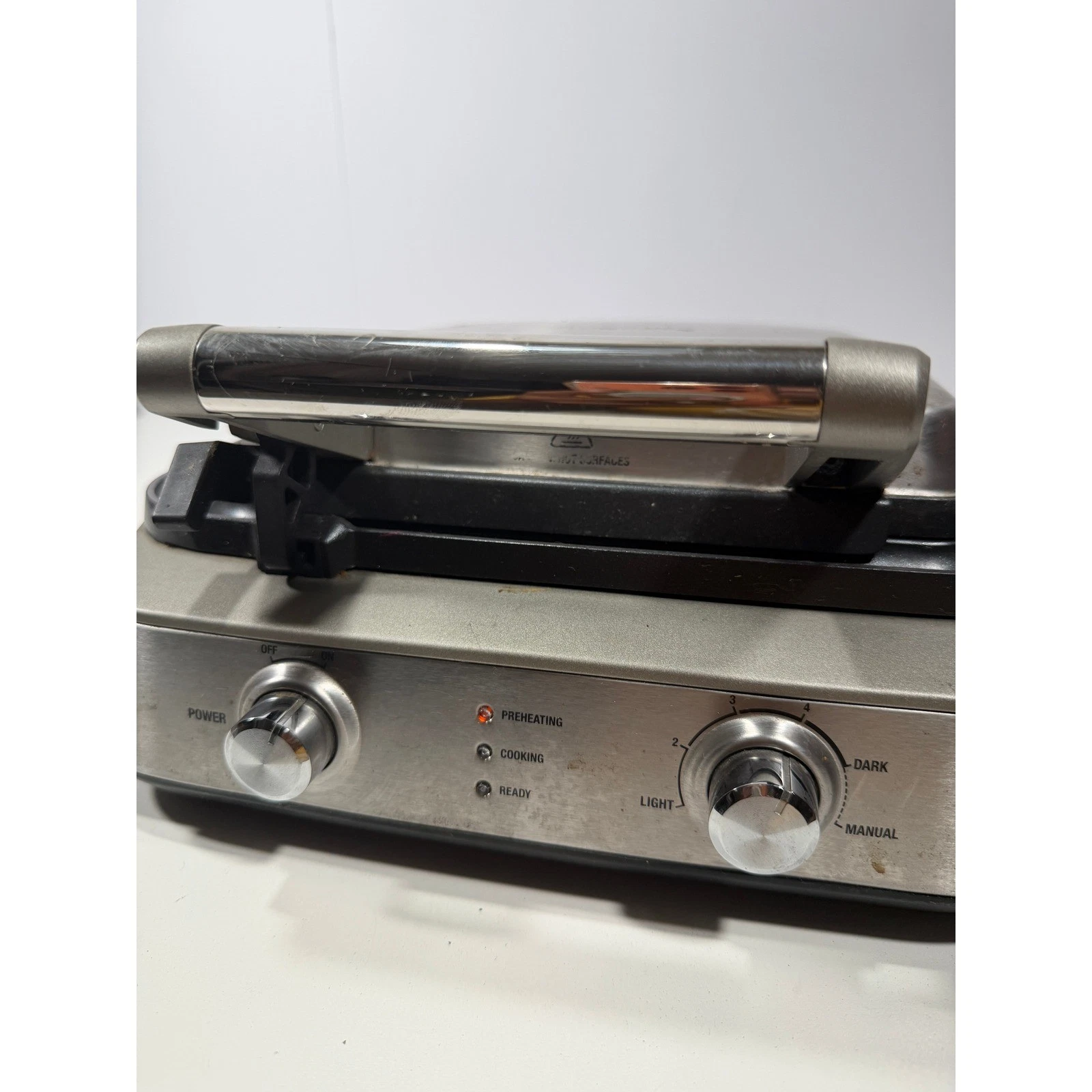 Breville Smart Waffle Maker 4-Slice Stainless Steel BWM604 BSSUSC Silver
Opens in a new window or ta