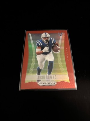 Josh Downs 2024 Panini Prizm Deca Red Prizm /199 Colts 133