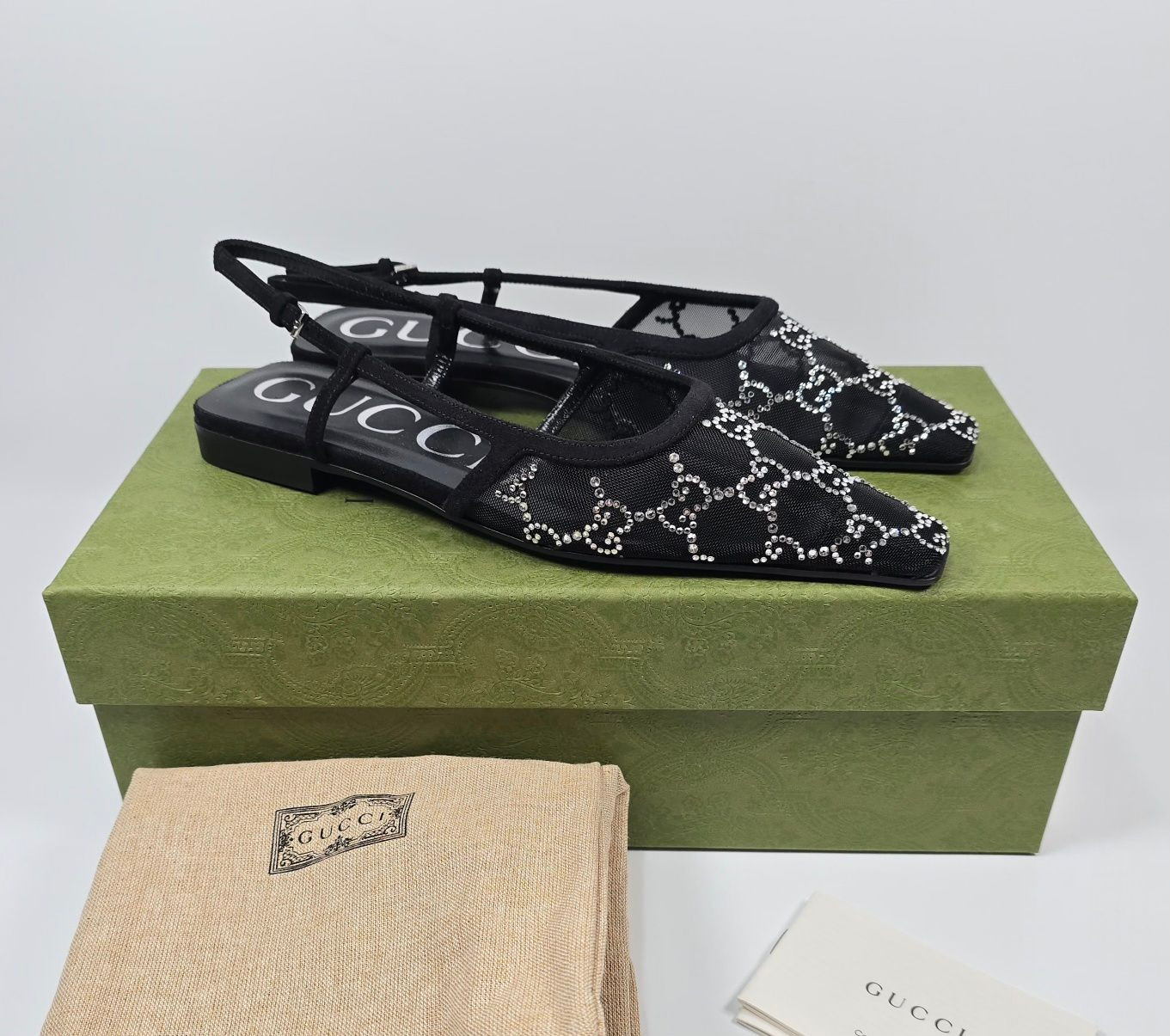 Gucci GG Crystal Slingback 230 122494768 | eBay Gucci GG Crystal Slingback 230 122494768 | eBay