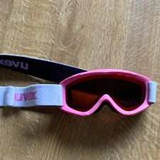 uvex Skibrille Kinder Unisex rosa, orange getöntes Glas, einstellbar