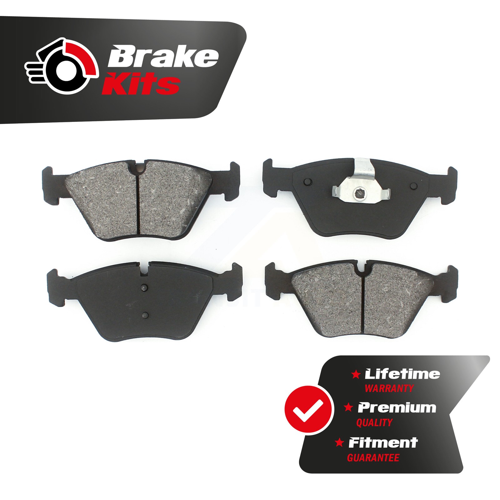 Front Semi-Metallic Brake Pads Set For 2004-2010 BMW X3 2001-2006 330Ci