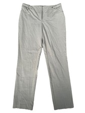 Calvin Klein Women  s Dress Pants Size 10 Gray Zipper Pockets Slacks Dry Clean