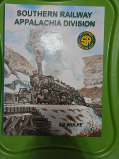 D USED HARDCOVER BOOK SOUTHERN RAILWAY APPALACHIA DIVISION ED WOLFE