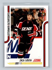 #326 Zack Smith, Ottawa Senators 2011-12 Score GLOSSY
