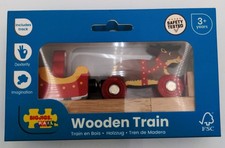 Big Jig Rails BJT468 Wooden Santa Sleigh with Reindeer