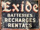 original vintage metal gas oil signs antique