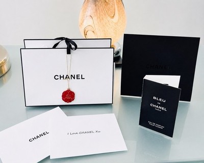 2025 Limited Edition CHANEL Camellia Charm Plus Bleu And Stationary Items