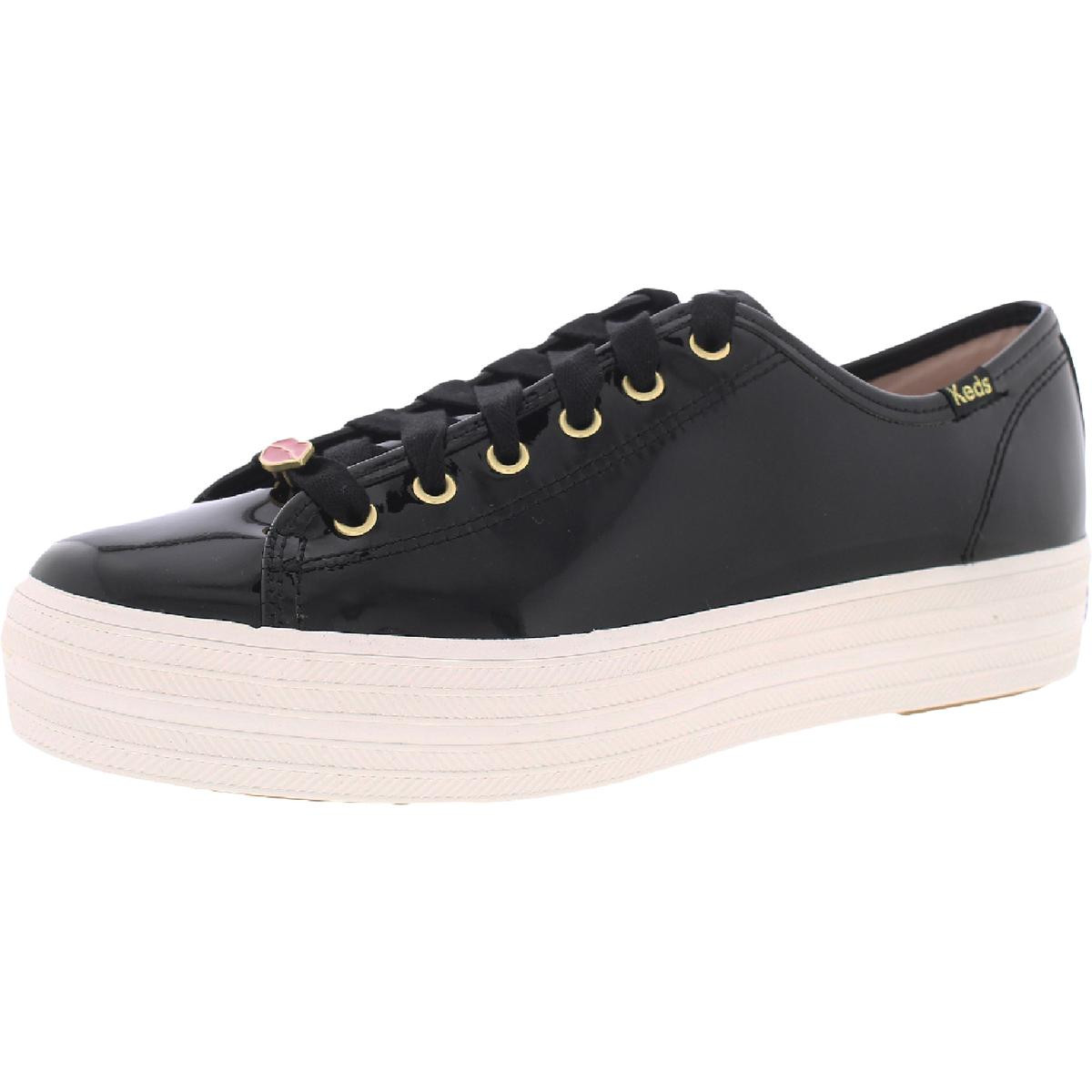 Кеды для женщин Kate Spade Triple Kick Черные повседневные и модные кроссовки 4233