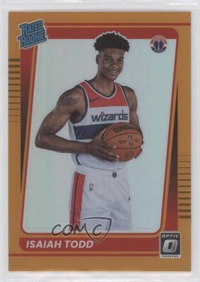 2021 Panini Donruss Optic Rated Orange Prizm /199 Isaiah Todd #187 Rookie RC pe8