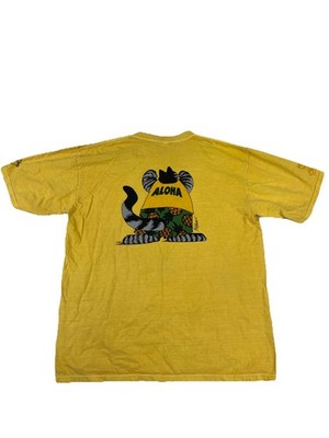 Vintage Crazy Shirts Kliban Cat Aloha Hawaii Double-Sided T-Shirt
