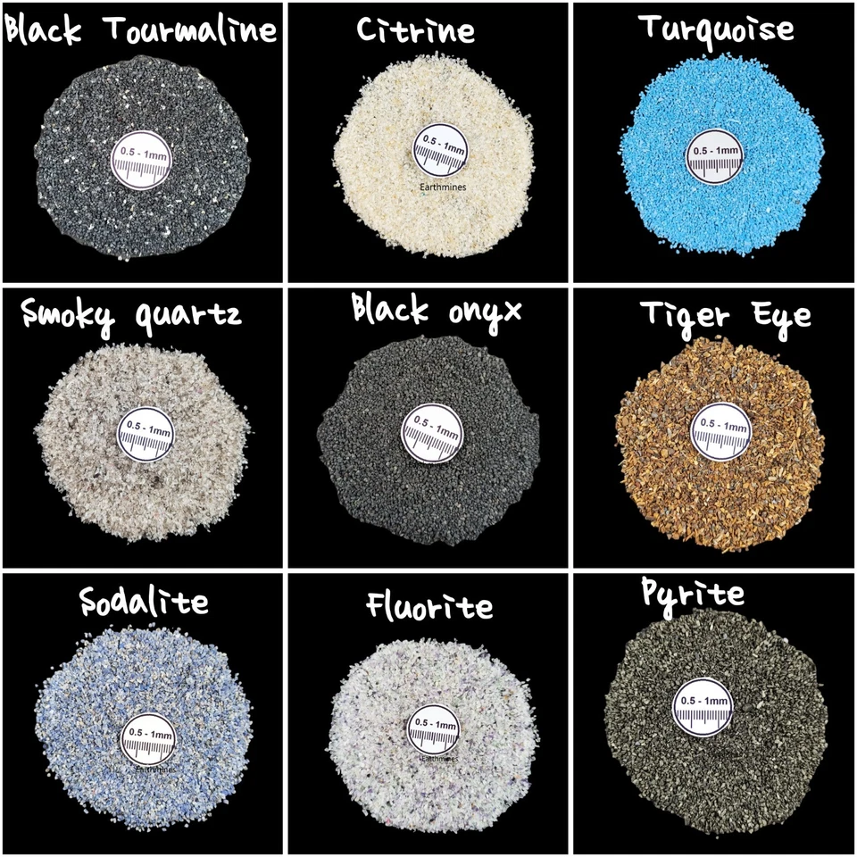 Natural Coarse Crushed Gemstone 0.5-1mm For Resin Art Home Art Making - Image 3 of 4