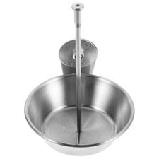 Fruit Fork with Bowl Bird Food Holder Cage Accessories Skewers Feeder