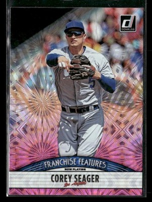 2019 Donruss Franchise Features Pink Fireworks #FF7 Corey Seager